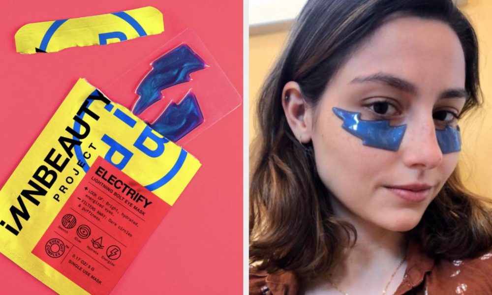 These Inn Beauty Lightning Bolt Eye Masks Look Cool And Really Work