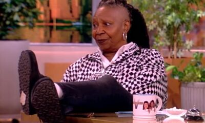 Whoopi Goldberg puts feet up on ‘The View,’ refuses to talk Kate Middleton